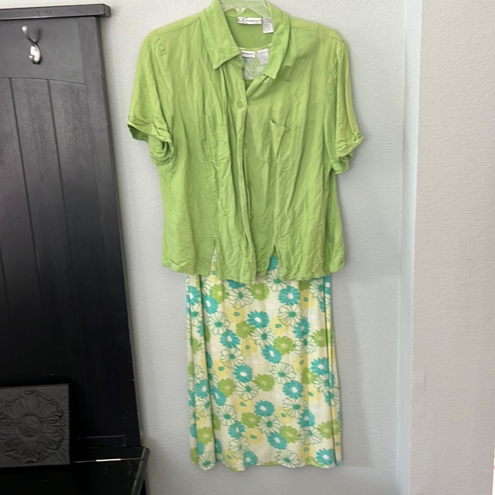 Women's 2-Piece Dressbarn Maxi Dress